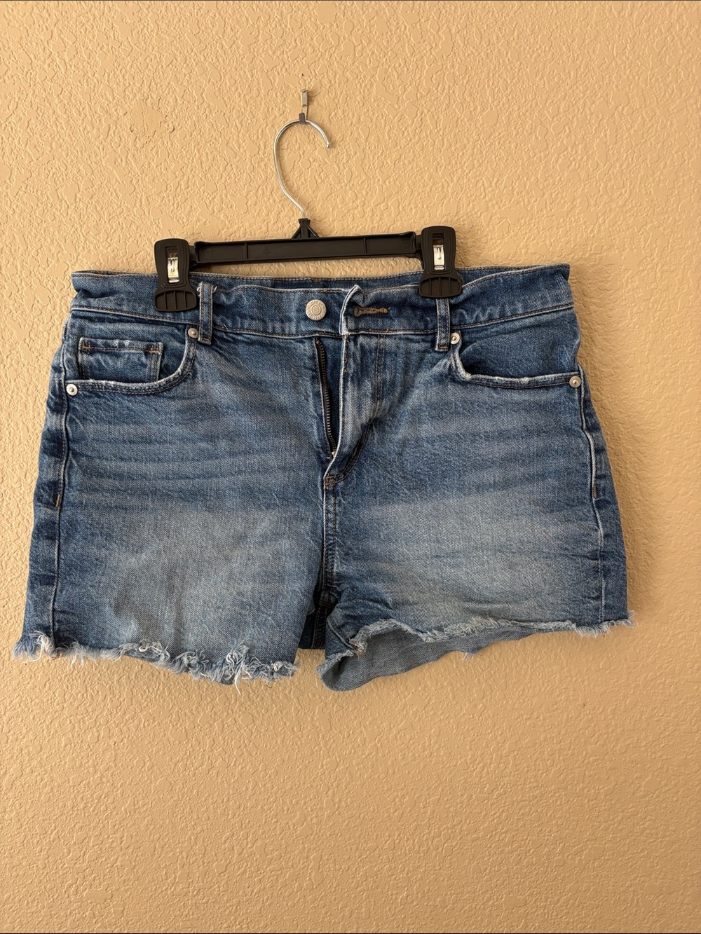 LOFT Light Blue Denim Cutoff Shorts